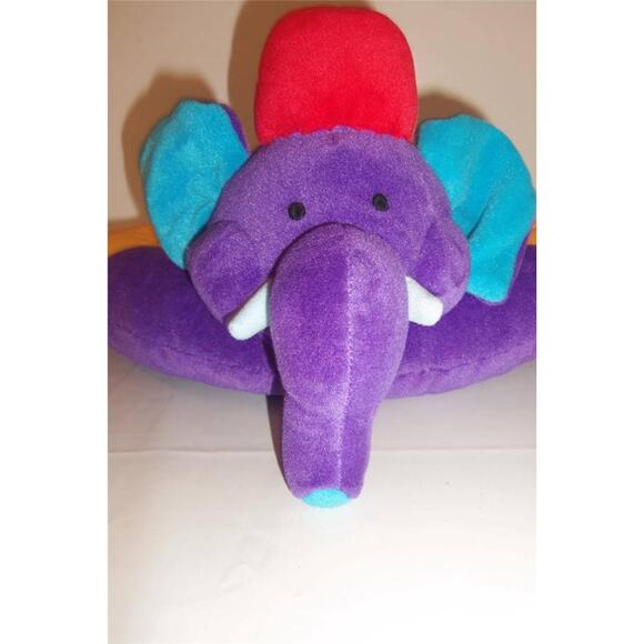 Manhattan Baby Bellybops Avery Elephant Toy Stuffed Plush -0414T02 - Picture 2 of 3